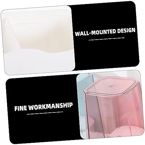 Cabilock Wall Mounted Cup Holder for Bathroom Storage