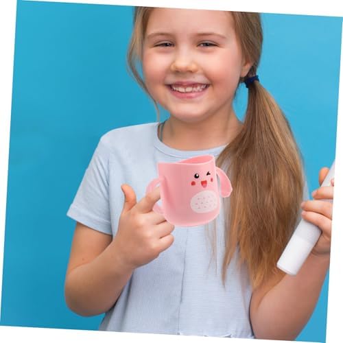 Cartoon Toothbrush Holder for Kids Dinosaur Shaped Reusable Plastic Toothbrush Cup
