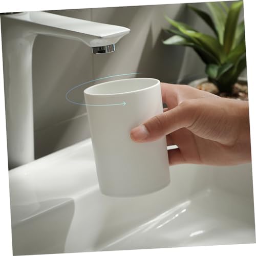 Happyyami 2Pcs Bathroom Tumbler Cups Reusable Unbreakable Multi Purpose Toothbrush and Drinking Cup