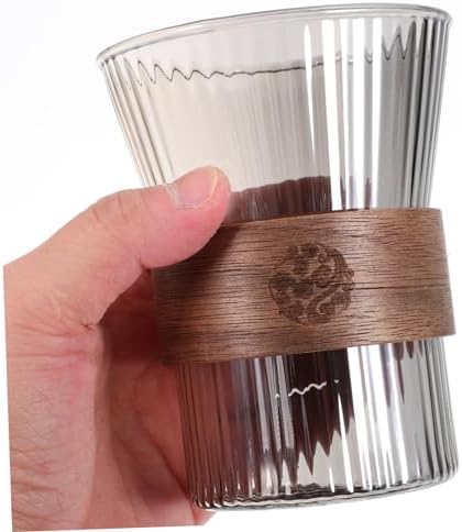 HAKIDZEL Elegant Glass Toothbrush Cup