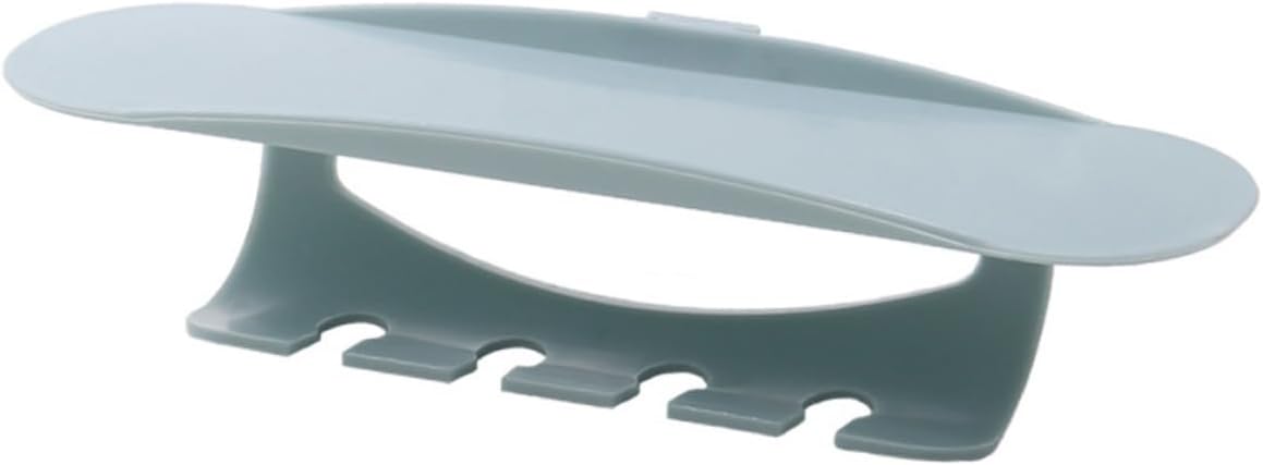 2-Piece Wall-Mounted Toothbrush Organizer with Punch Design