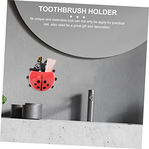 Ladybug Toothbrush Holder Wall Suction Cup