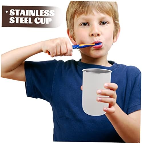 boys and girls mouthwash cup reusable stainless steel