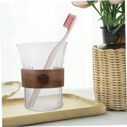 Sophisticated Glass Toothbrush Cup for Comfort Style
