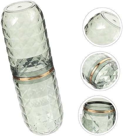 TOVINANNAPortable Toothbrush Case with Multi-Purpose Travel Holder for Business Trips