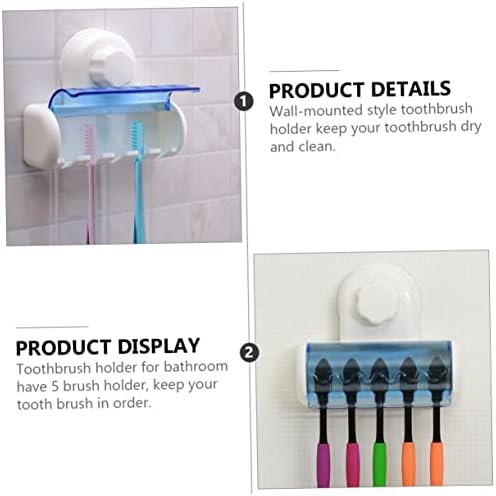 Elegant Suction-Cup Toothbrush and Toothpaste Holder