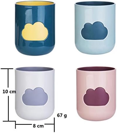 4-Piece Travel Toothbrush Set Upscale Bathroom Accessories