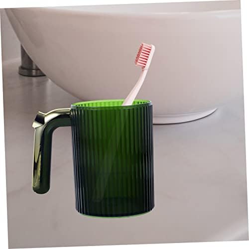 SOLUSTRE Elegant Handle Toothbrush Tumbler Mouthwash Cup
