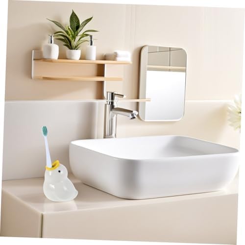 Cute Ceramic Toothbrush Holder - Compact Functional