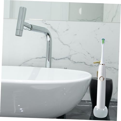 Sturdy Marble Pattern Toothbrush Holders for Kids Portable Bathroom Organizer