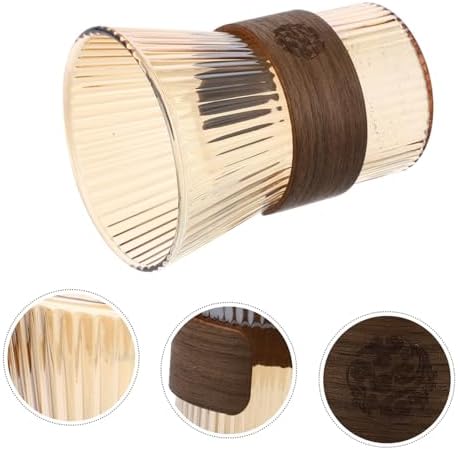 Elegant Toothbrush Container Comfortable Reusable Glass Cup