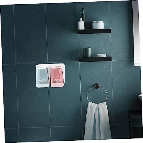 Cabilock Wall Mounted Cup Holder for Bathroom Storage