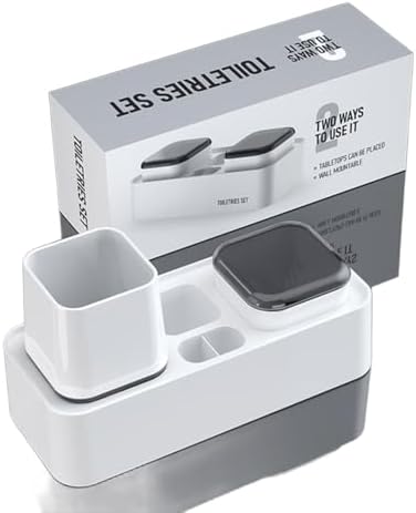 Sturdy and Versatile 2-Pack Toothbrush Holders