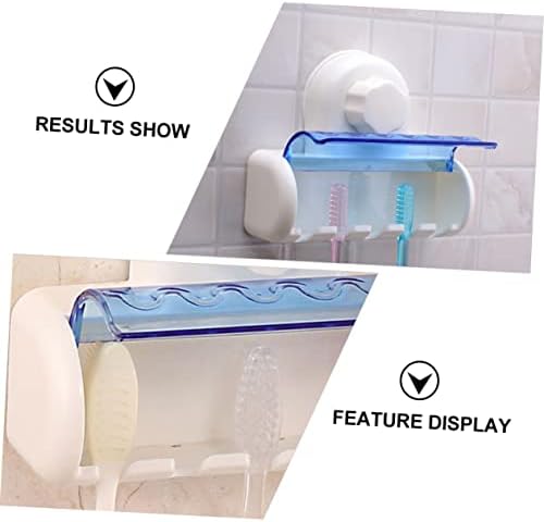 Elegant Suction-Cup Toothbrush and Toothpaste Holder
