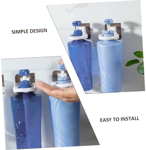 Cabilock 3pcs Wall Mounted Shower Gel Bottle Rack