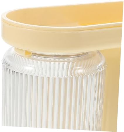 Cabilock Wall Mount Toothbrush Holder Dual Cup No Drill Installation