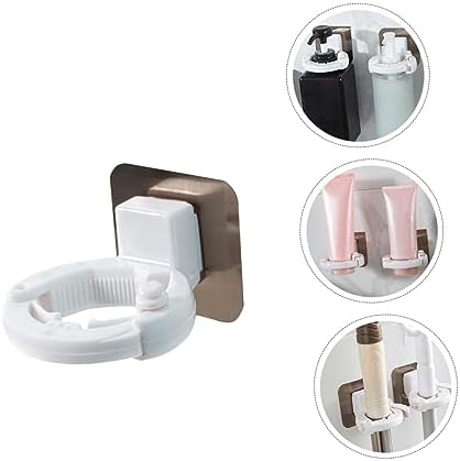 Cabilock 3pcs Wall Mounted Shower Gel Bottle Rack