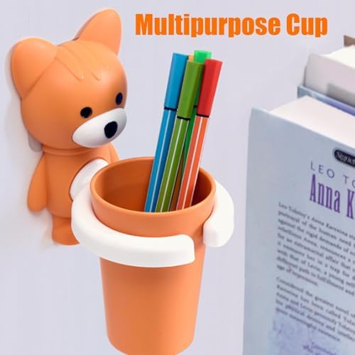 Mini Cartoon Fox Toothbrush Holder