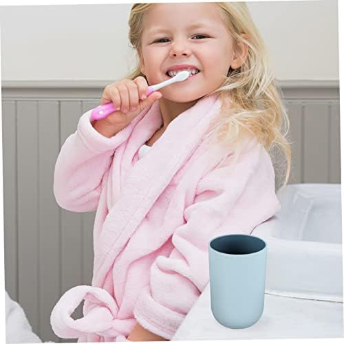 4-Piece Simple Style Toothbrush Tumblers Bathroom Mouthwash Cups Reusable Easy to Clean