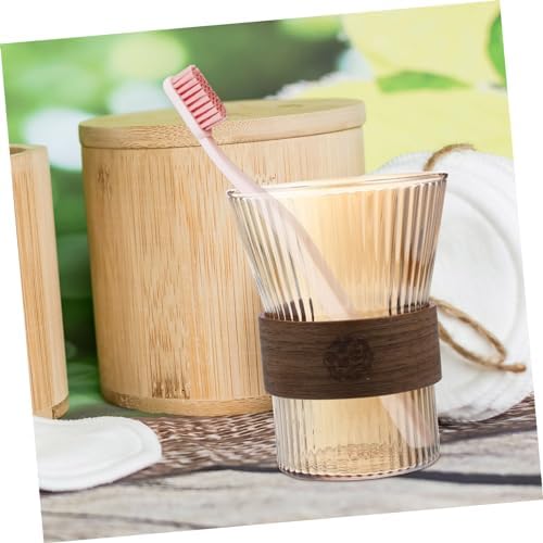 Elegant Toothbrush Container Comfortable Reusable Glass Cup