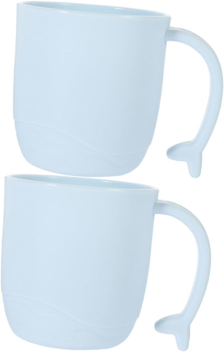Perfect for kids - 2pack Bamboo Toothbrush Cups - Safe Style and Durable
