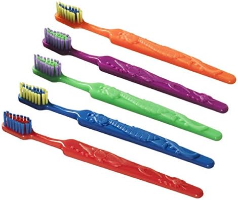 Sleek Colorful 20 Toothbrush Set with Animal Covers