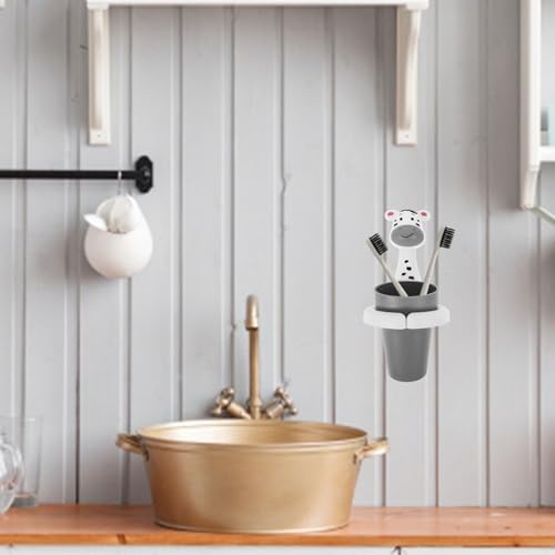 Elegant Wall-Mounted Toothbrush Holder for Boys Girls