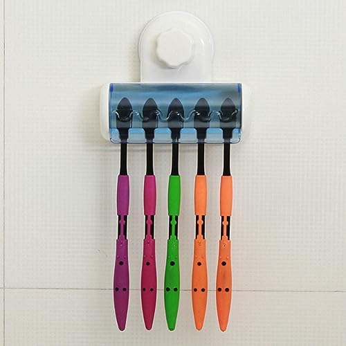 5-Brush Wall-Mounted Holder with Cover