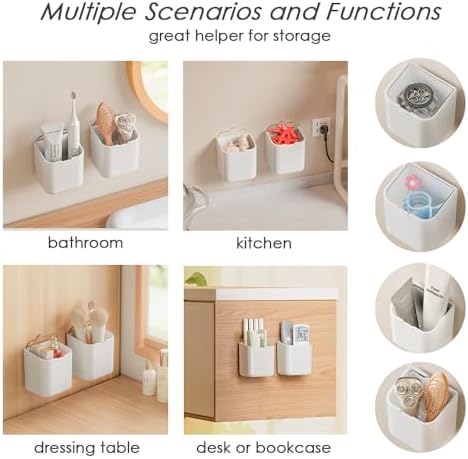 TASEVO Wall-Mounted Toothbrush Keeper