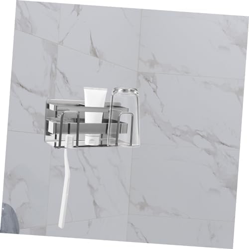 STOBAZA Stainless Steel Wall-Mounted Tooth Holder