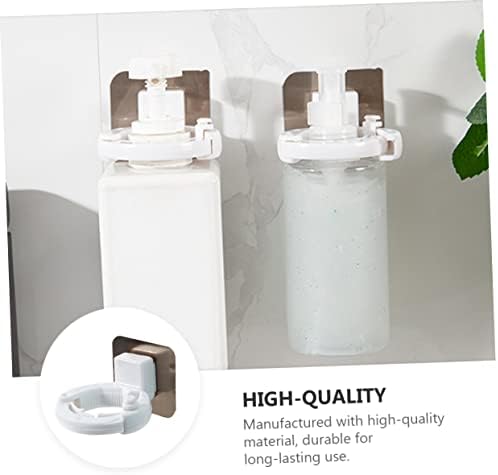 Cabilock 3pcs Wall Mounted Shower Gel Bottle Rack