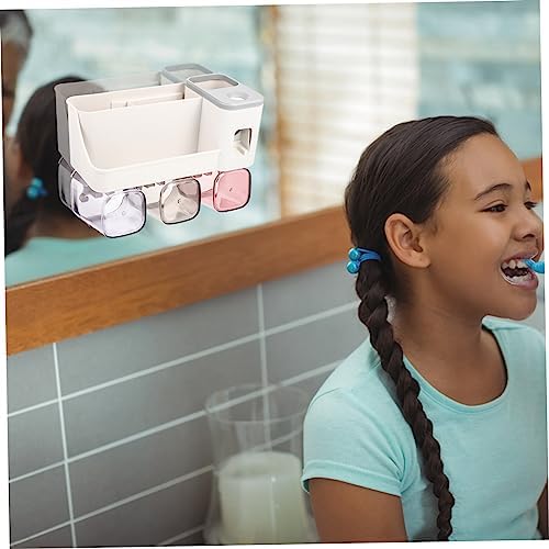 Perfect multi-functional wall-mounted toothbrush holder for space-saving bathroom solutions