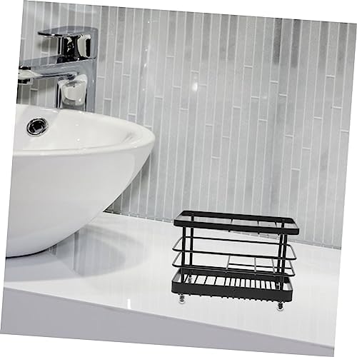 Iron Toothpaste Bracket for Bathroom Storage and Display