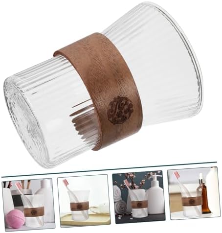 Cabilock Reusable Glass Toothbrush Cup