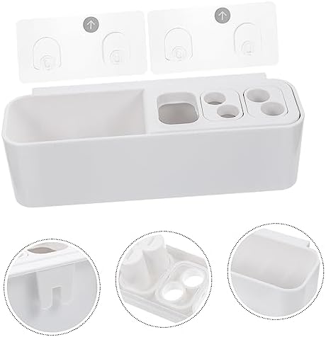 Space-Saving Wall-Mounted Toothbrush Holder