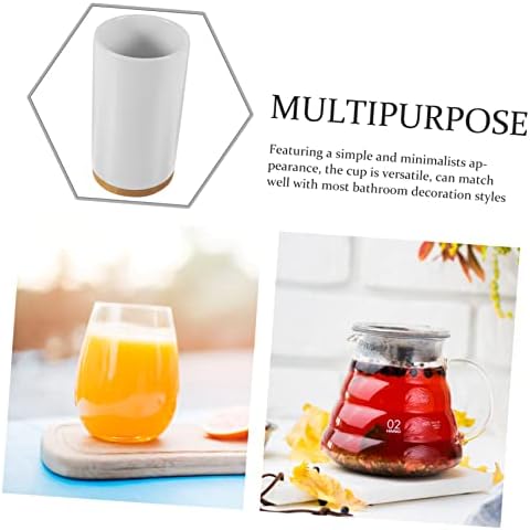 Elegant Ceramic Toothbrush Cup