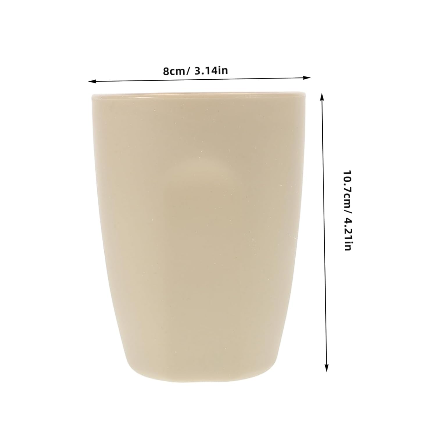 Bathroom Tumbler Toothbrush Holder Beige