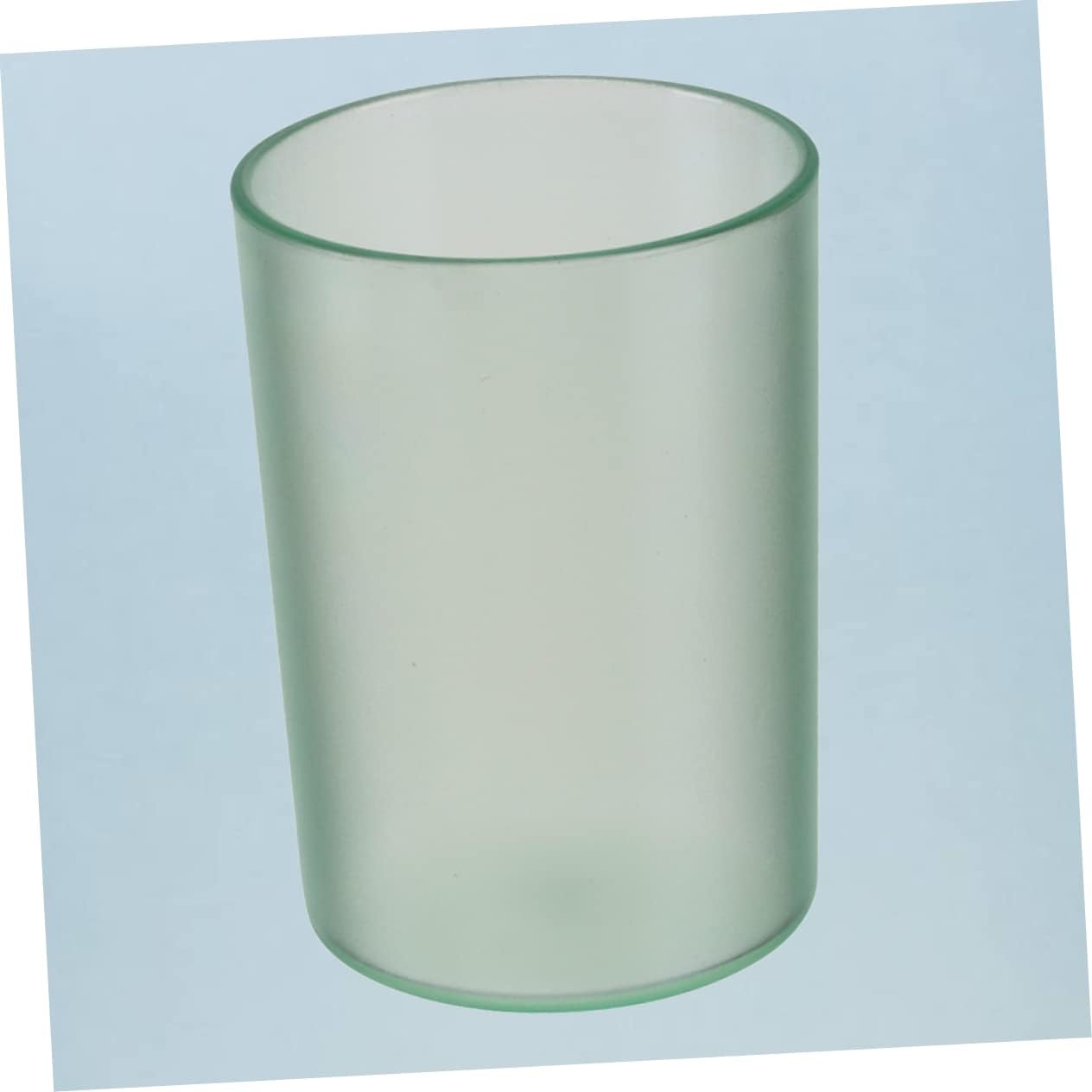 Elegant Transparent Toothbrush Holder mug for Adults