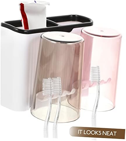 Space-Saving Wall-Mounted Toothbrush Holder Set