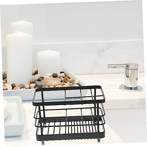 Space-Saving Iron Toothbrush Holder Stand