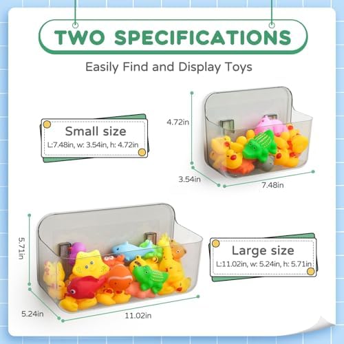 Bath Toy Storage Holder for Bathtub