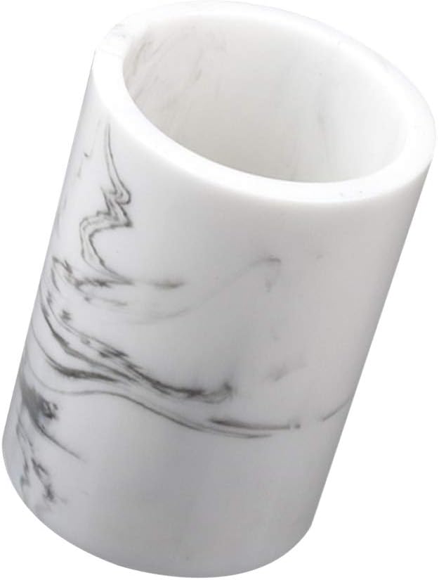 DoItool 1-Piece Family Toothbrush Mouthwash Holder with Marbling Gargle Cup