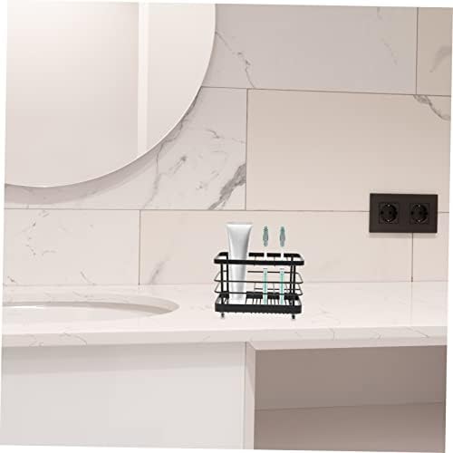 Iron Toothpaste Bracket for Bathroom Storage and Display