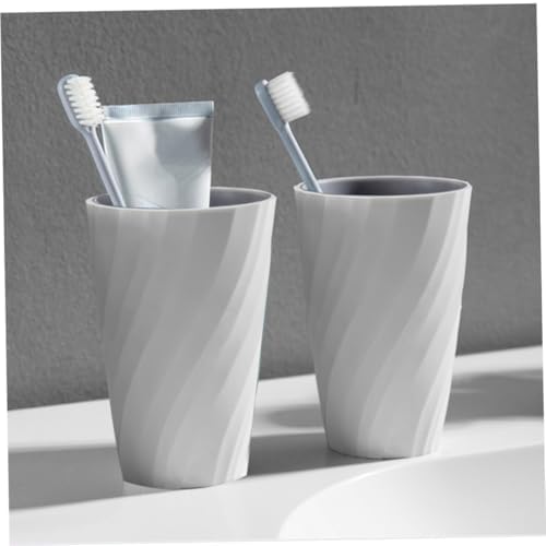 2pcs Portable Toothbrush Holder Gargle Cup for Home Travel