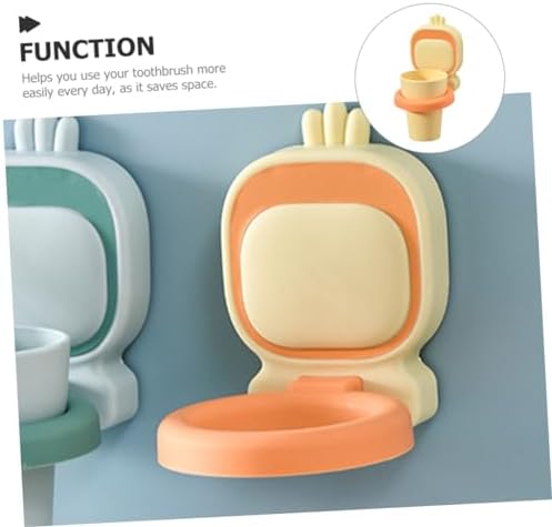Break-Resistant Wall-Mounted Toothbrush Holder