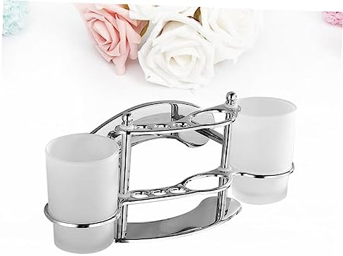 Stainless Steel Wall-Mounted Toothbrush Holder for Bathroom