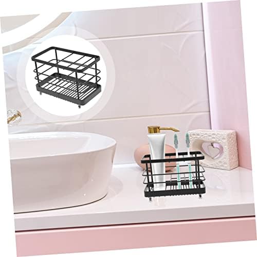 LIFKICH - Durable Iron Toothbrush Holder Rack for Bathroom Storage