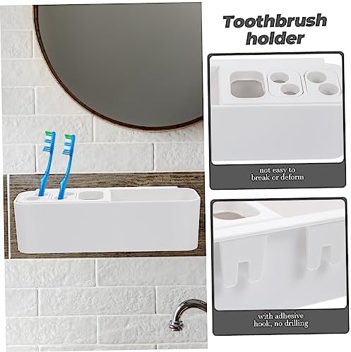Space-Saving Wall-Mounted Toothbrush Holder