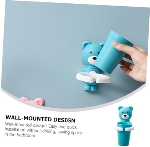 Love Your with Beavorty - Wall-Mounted Cartoon Toothbrush Organizer for Kids