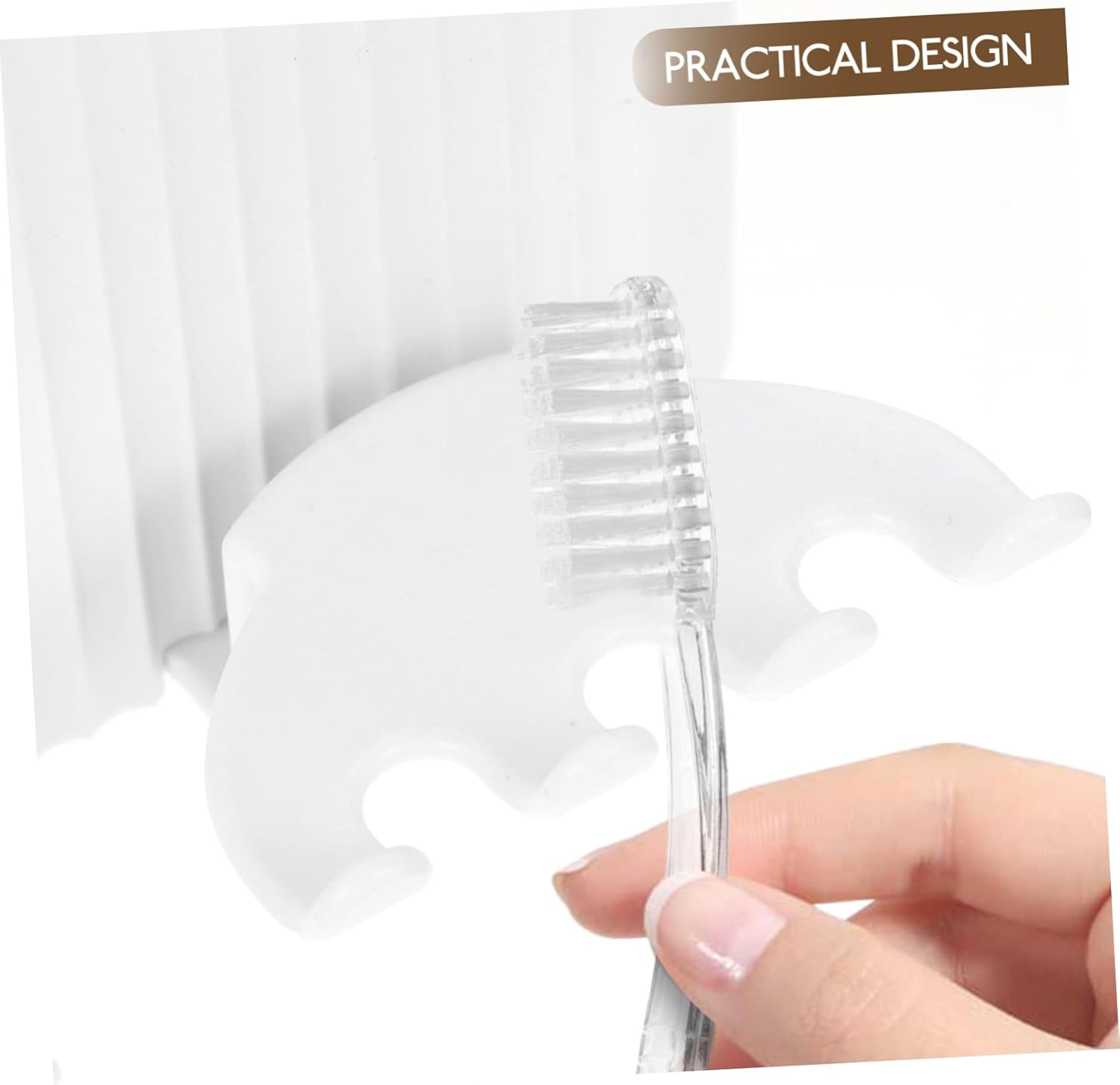 Zerodeko Wall Toothbrush and Cup Holder Organizer